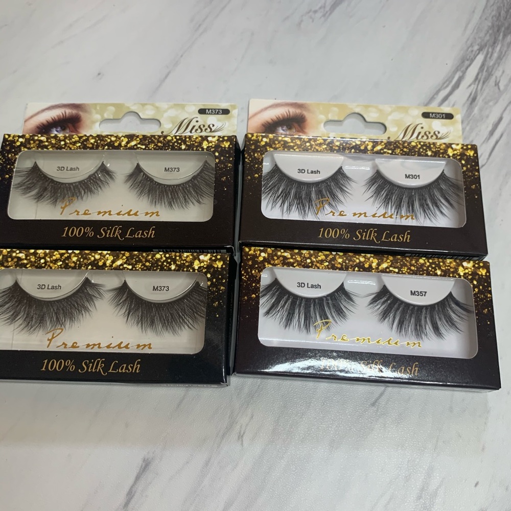 Miss eyelash 3 different styles
